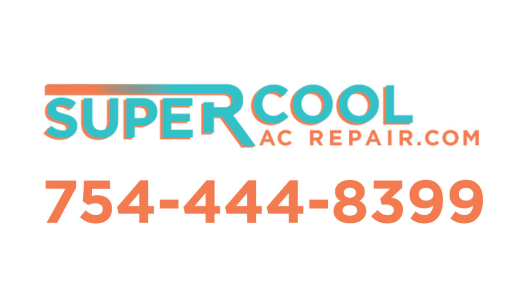 Super Cool AC Repair Logo and Phone Number